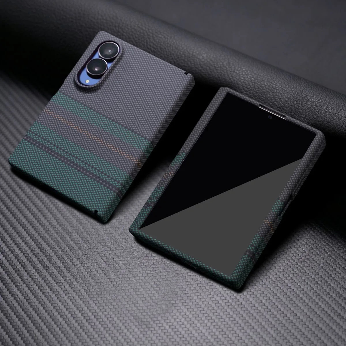 Luxury Magnetic PC Carbon Fiber Case for Samsung Z Fold 8 7 6 5 4 3 Shockproof Magsafe Screen Protector With Tempered Glass Film
