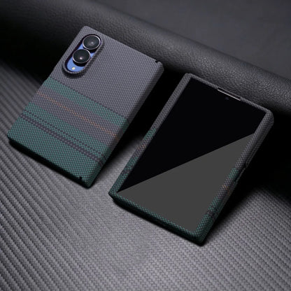 Luxury Magnetic PC Carbon Fiber Case for Samsung Z Fold 8 7 6 5 4 3 Shockproof Magsafe Screen Protector With Tempered Glass Film