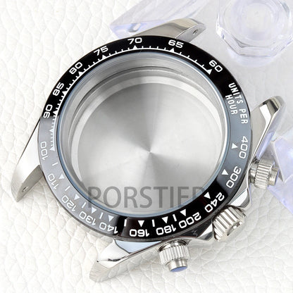 40mm VK63 Watch Case 100m Waterproof for Daytona VK63 VK64 Movement 316L Stainless Steel Presidential/Jubilee/Oyster Bracelet
