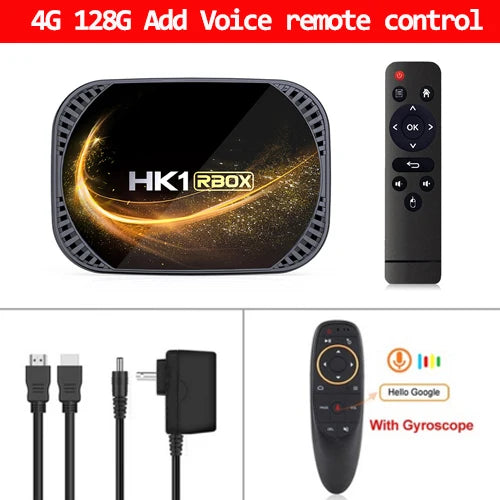 Smart TV Box HK1 RBOX X4S Amlogic S905X4 Android 11 4GB 64G 128GB 5G Dual WIFI 4K 8K BT Media Player Set Top Box 2G 16G TVBOX