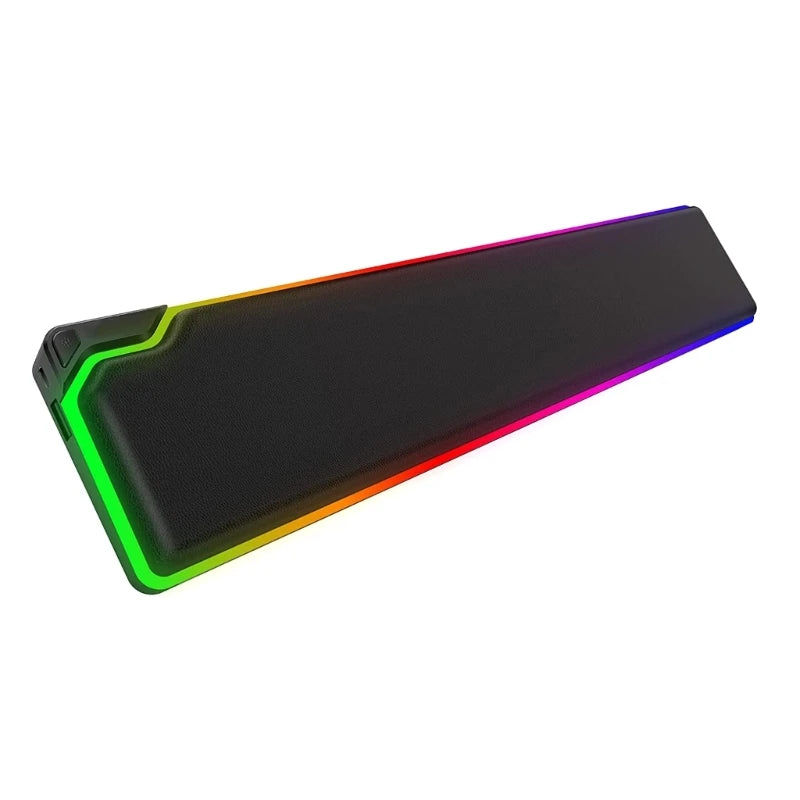 RGB Keyboard Wrist Rest Support Ergonomic Wrist Cushion Pad Memory Foam for Computer Notebook Laptop Office Worker