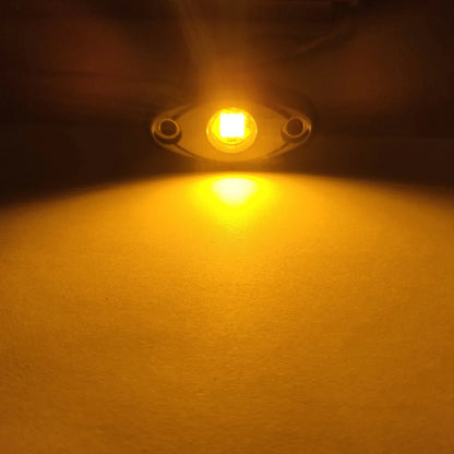 1 Piece 9LED Car LED Rock Light RGB Exterior Atmosphere Light Car Bottom Lamp For Jeep Offroad Truck ATV UTV Underbody Boat Side