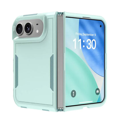 Color Blocking Soft Silicone Anti Drop And Anti Collision Folding Phone Case For IPhone Duo Portable Armor Protection Case