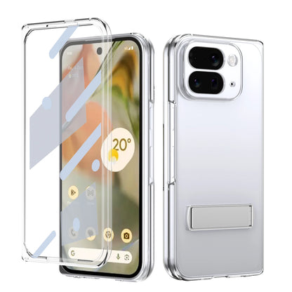 transparent acrylic Magnetic charging Cover For Google Pixel 10 Pro Fold bracket camera screen saver shockproof phone Case