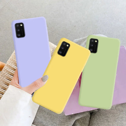 Liquid Soft Silicone TPU Protective Case For Samsung Galaxy S20 S21 S22 S23 S24 Plus Note 20 Ultra S21 FE 5G Back Cover Coque