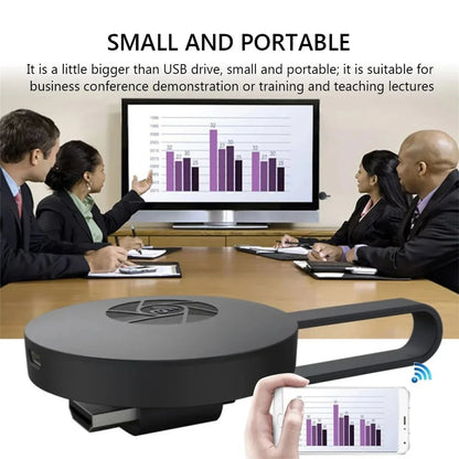 Portable 1080P HD TV Stick Video Receiver Wireless HD TV Display Receiver Mobile Phone Mirroring WIFI For TV Screen Android IOS