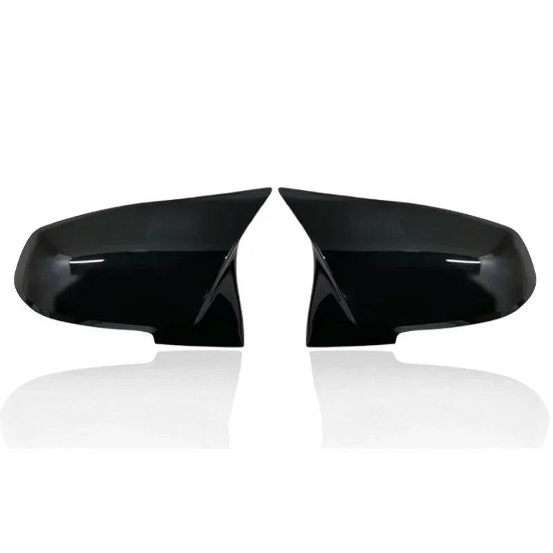 For BMW 1 2 3 4 Series F20 F30 F31 F32 F34 F36 E84 2014 -2018 1Pair Side Rearview Wing Mirror Cover Caps ABS Gloss Black