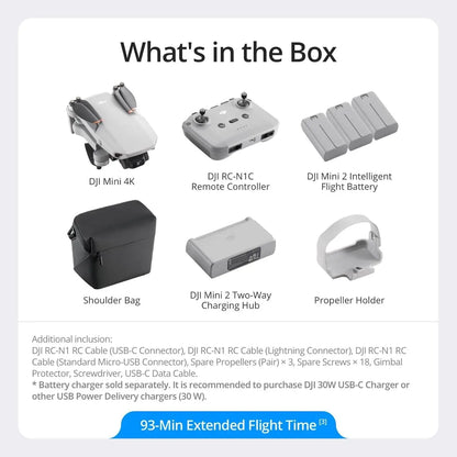 Refurbish DJI Mini 3 Drones with Camera for Adults 4K