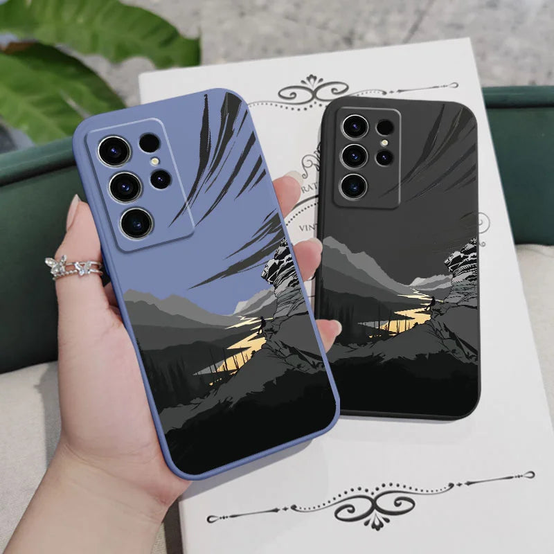 Relaxed Mind Phone Case For Samsung Galaxy S25FE  S24 S23 S22 S21 S20 S10 S10E S9 Ultra Plus FE Note 20 Ultra 10 9 Plus Cover