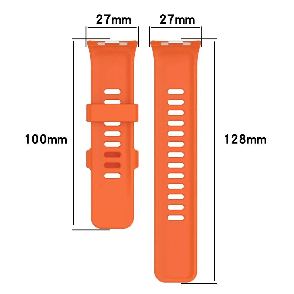 Original Silicone Strap For Redmi Watch 6 Active/6 Lite/6 5 4 Comfortable Bracelet For Xiaomi Mi Band 10-9 Pro 8 Pro Accessories