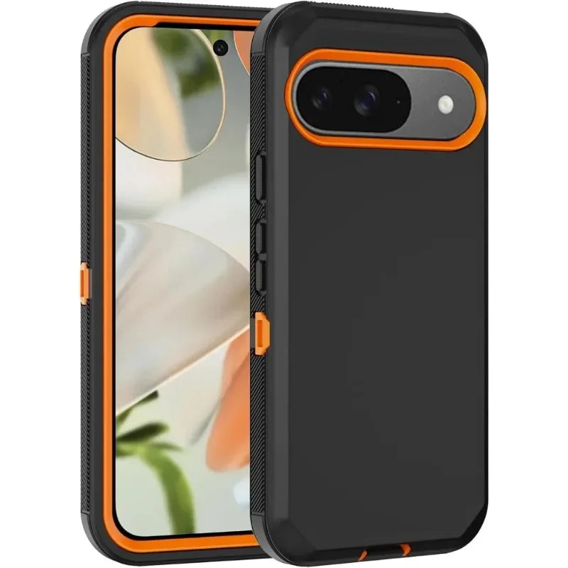 Heavy Duty Armor Matte Impact Resistant Cases for Google Pixel 11 10 9 8 Pro XL 10A 9A 8A Shockproof Rugged Protective Cover