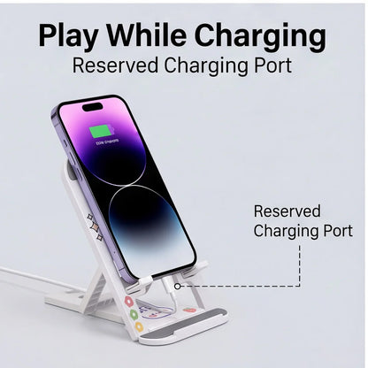 Adjustable Desk Phone Stand, Foldable Phone Holder for Office, Universal Phone Display Stand, Compact Phone Mount for Table, Mul