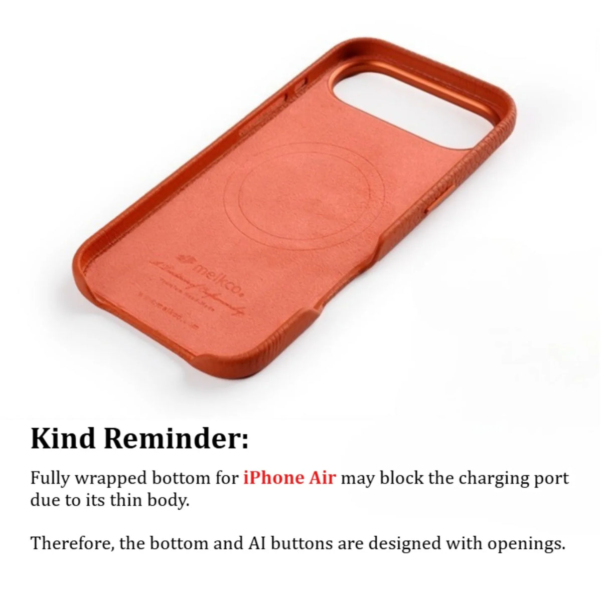 Melkco First layer Cowhide Leather Phone Case for iPhone 17 Air 17 Pro Max Magnetic Wireless Charging Cover w/ Upgrade AI Button