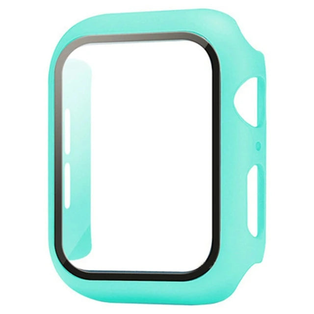 Glass+Cover For Apple Watch case11 10 9 8 7 6 SE 5 Ultra Accessorie Screen Protector iWatch serie 44mm 40mm 49 41 45mm 42mm 46mm