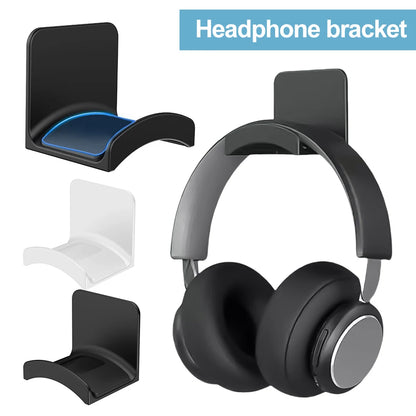Universal Headphone Stand Adhesive Headset Hanger Wall Mount Holder Hook for Gaming Earphone Bracket