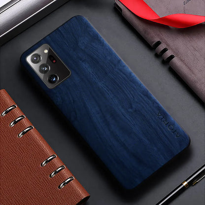 Case for Samsung Galaxy Note 20 Ultra Note 10 9 Plus Lite 5G funda bamboo wood pattern Leather cover for galaxy note 20 10 case
