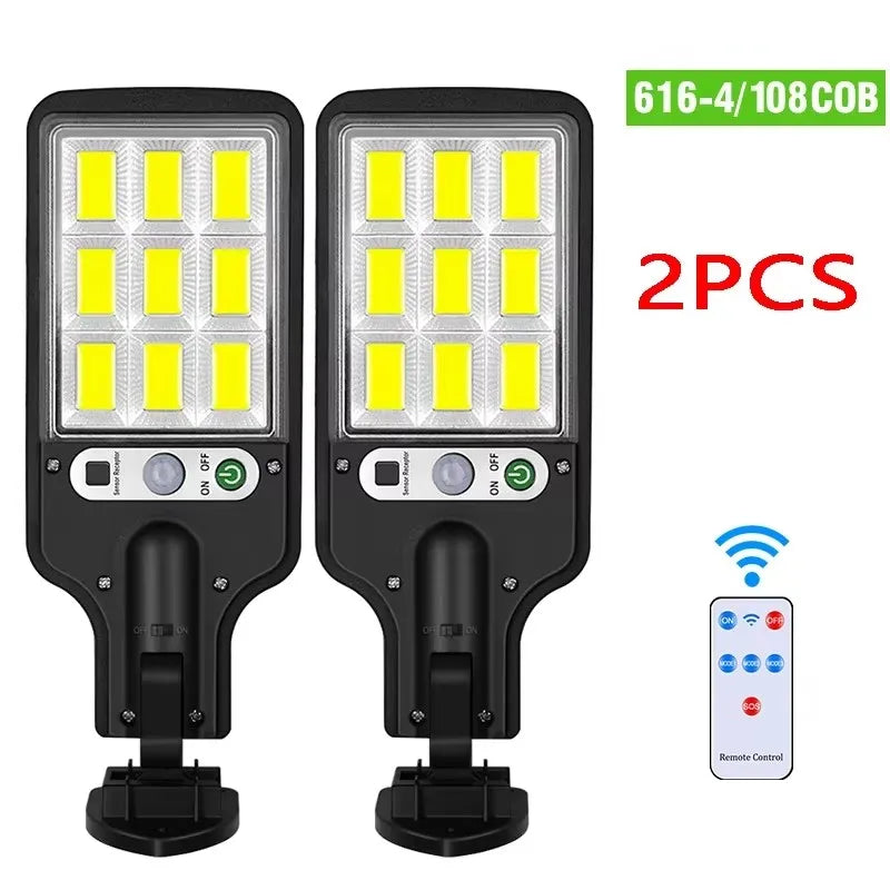 30000LM Solar LED Lights Outdoor Solar Lights Of Motion Sensor 3 Modes Waterproof IP65 Solar Garden Light Street Yard Lantern