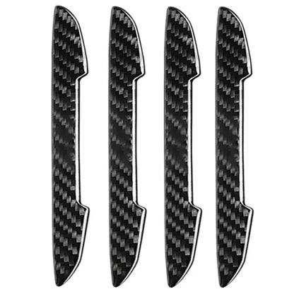 4/8pcs Car Door Protective Sticker Strip Carbon Fiber Look Anti-Collision  Protector Car Door Edg Scratch-resistant Stickers