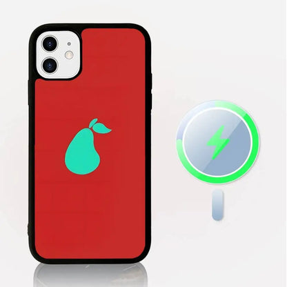 Icarly Pear Logo For Magsafe Case for iPhone 17 16 Pro Max 15 14 Plus 13 12 11 Wireless Charging Phone Cover