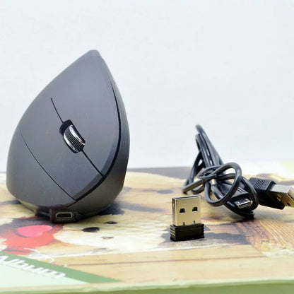 Vertical Wireless Ergonomic Mouse,Dual-Mode Bluetooth/2.4G Rechargeable Silent Optical RGB Gaming Mice For PC Laptop Desktop