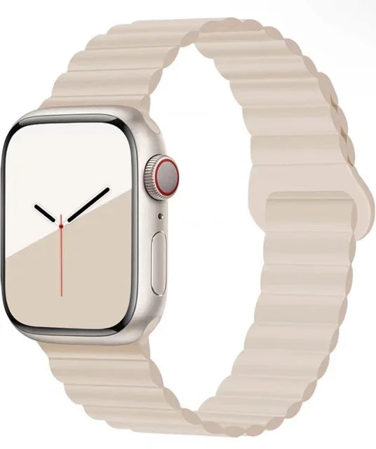 Magnetic Strap For Apple Watch Band 46mm 45mm 49mm 40mm 42mm 41mm Silicone Sport Bracelet iWatch Series Ultra 10 9 6 7 8 SE 44mm