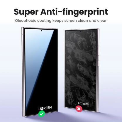 UGREEN Screen Protector for Samsung Galaxy S24 Ultra Glass Film for Samsung S24 S25 Ultra S24Ultra Protective Films HD 1/2PCS