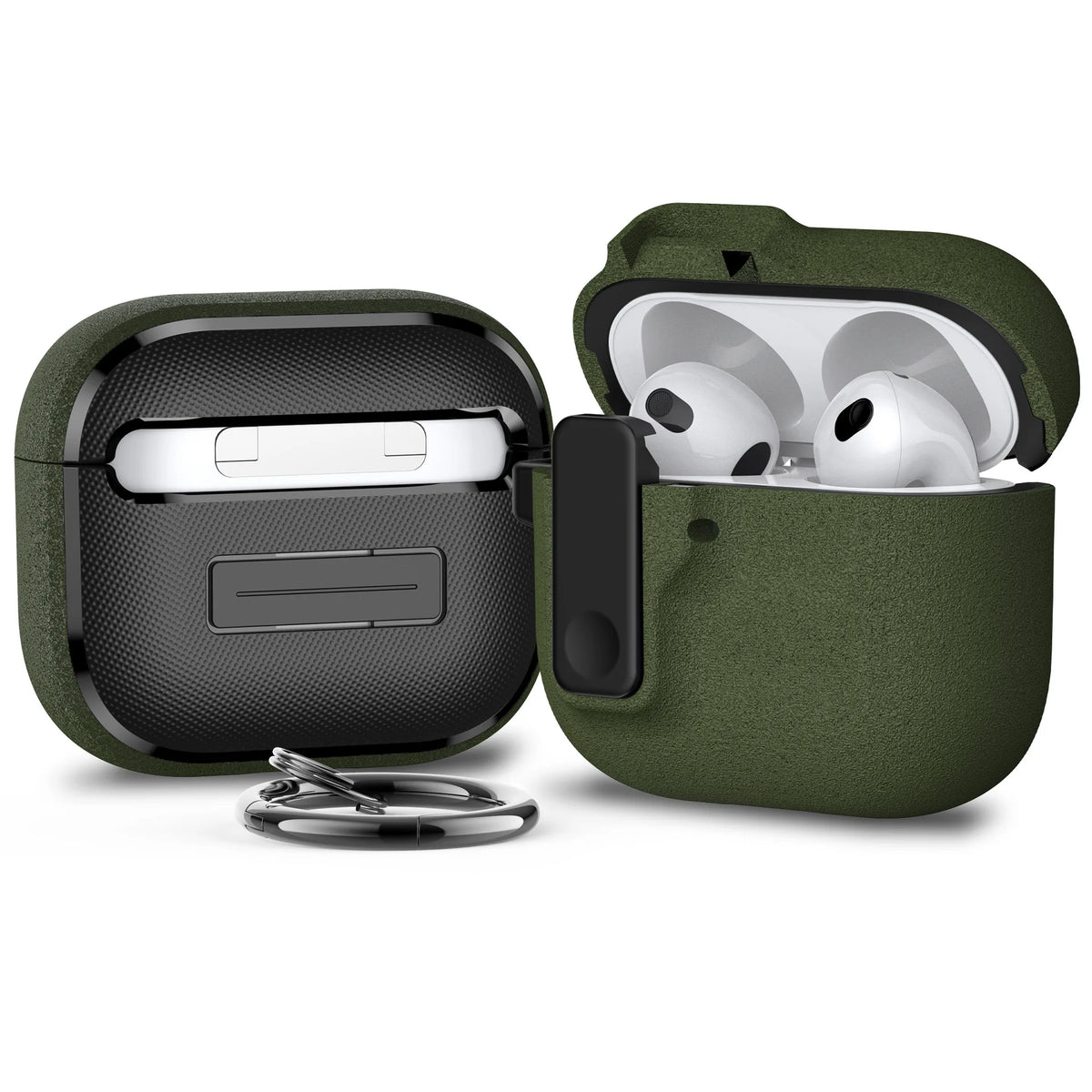 Wireless Earphones Protection Case For Apple AirPods 4 3 Pro 2 1 With Safety Lock Buckle Shockproof Shell Headphone Accessories