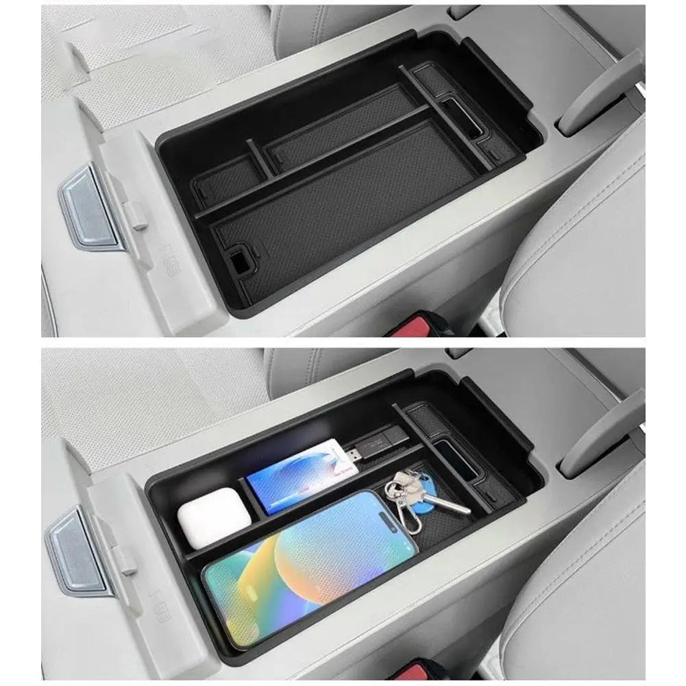 For Haval H6 2025 2026 Center Armrest Storage Box Central Console Organizer Tray Container Interior Tidying Auto Accessories