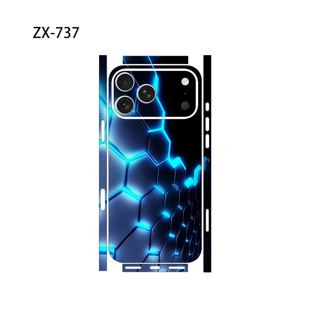 Oscar Skin Wrap Decal Vinyl Sticker for iPhone Pro Max Back Film Compatible with iPhone 17/16/15/14/13 Pro Models