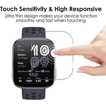 3PCS Clear HD Film Screen Protector For Huami Amazfit Bip 5 Bip6 SmartWatch Protective Films Cover TPU Coverage Accessories