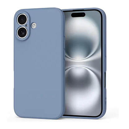 For iphone 17 16 15 14 13 Pro ProMax mini Air PLus Delicate Case Fall prevention Case Liquid Silicone Plain Rubber TPU Protector
