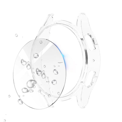 Glass+Case for Samsung Galaxy Watch 7 40mm/44mm Screen Protector Tempered Glass&Hard PC Protective Bumper Cover Accessories Set
