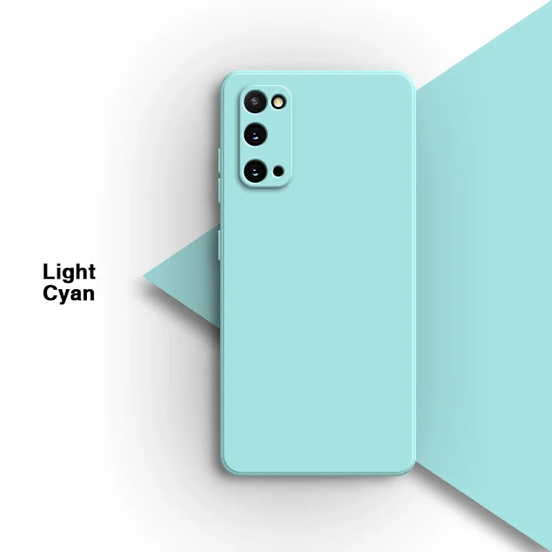 Original Phone Case for Samsung Galaxy S20 Plus Ultra FE S20+ S20Plus S20Ultra S20FE 5G Soft Liquid Silicone Back Cover Carcasas