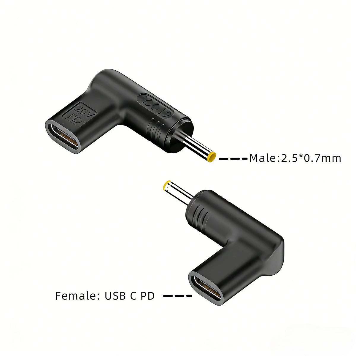 PD 100W Type C to Universal Laptop Charger Converter for Asus Lenovo Hp Dell Acer Samsung USB C Fast Charger Adapter Connector
