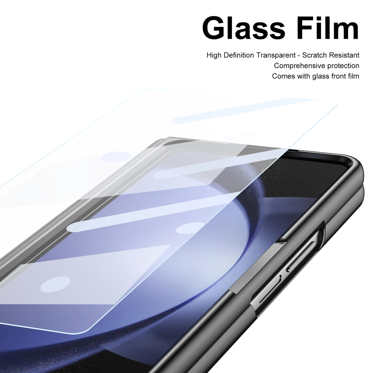 Pen Holder Glass Film Cell Phone Case  for Samsung Galaxy Z Fold8 Ultra Fold 8 7 6 5 4 3 Fold7 Fold4 Fold5 Fold6 Fold3