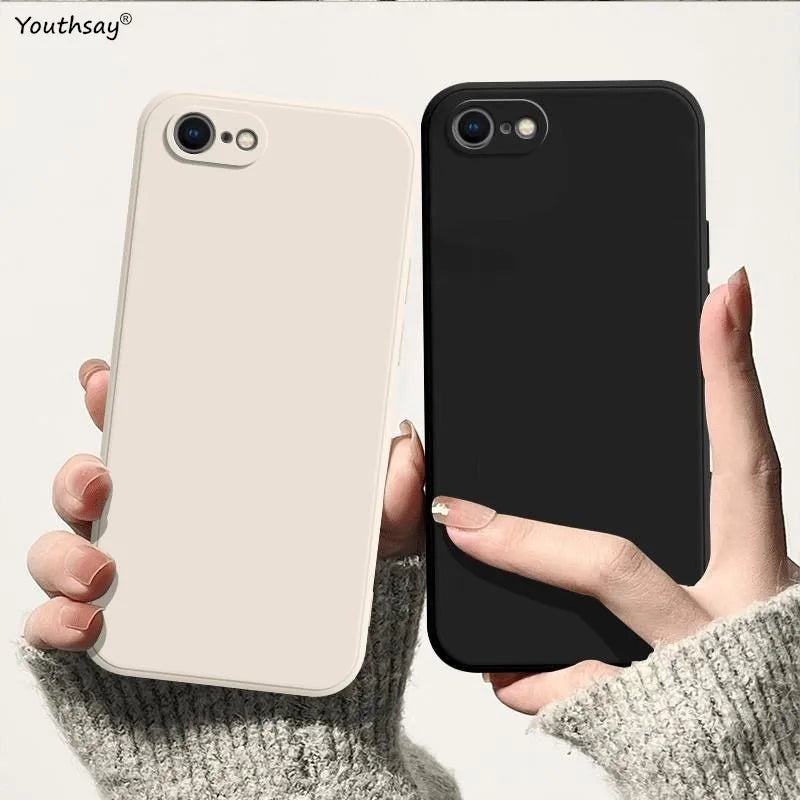 Luxury Case For iPhone 17e Case Cover iPhone 17e 16e Fundas Coque Soft TPU Original Liquid Silicone Phone Bumper iPhone 17e