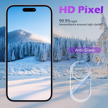 3Pack Camera Lens Protector for iPhone 17-11 Pro Max, 9H HD Clear Tempered Glass Anti-Scratch Case Friendly No Night Shot Impact
