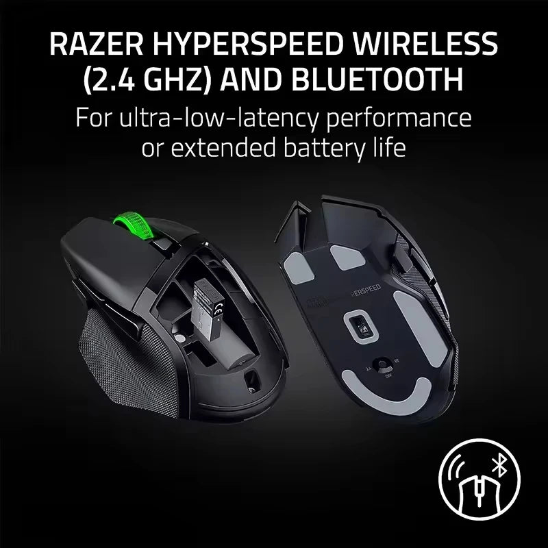 Razer BASILISK V3X HYPERSPEED Wireless Mouse RGB Colorful Light Effect PUBG/LOL/CS GO Gaming Mouse 5G Optical Sensor 18000DPI Se