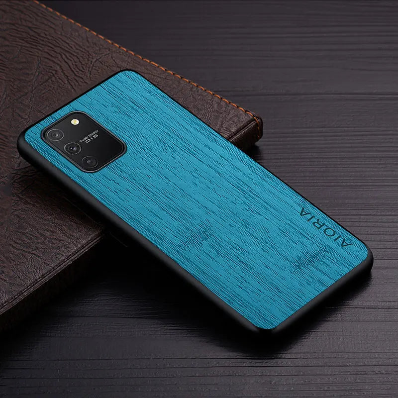 Case for Samsung Galaxy S10 S10E S9 S8 Lite Plus 4G 5G Bamboo Wood Pattern Leather Cover Luxury for Samsung Galaxy S10 Lite Case