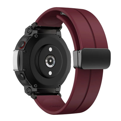 Magnetic Silicone Watch Band For Huami Amazfit T-Rex2 Strap Bracelet Replacement Wristband For Amazfit T Rex 2/3 Sport Watchband