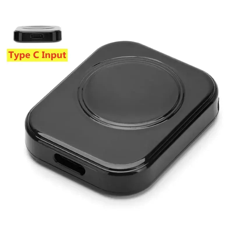 Wireless Charger For Apple Watch Series 9 8 7 6 5 4 3 2 1 Type-C / L Double Interface Portable Magnetic Wireless Charging Dock