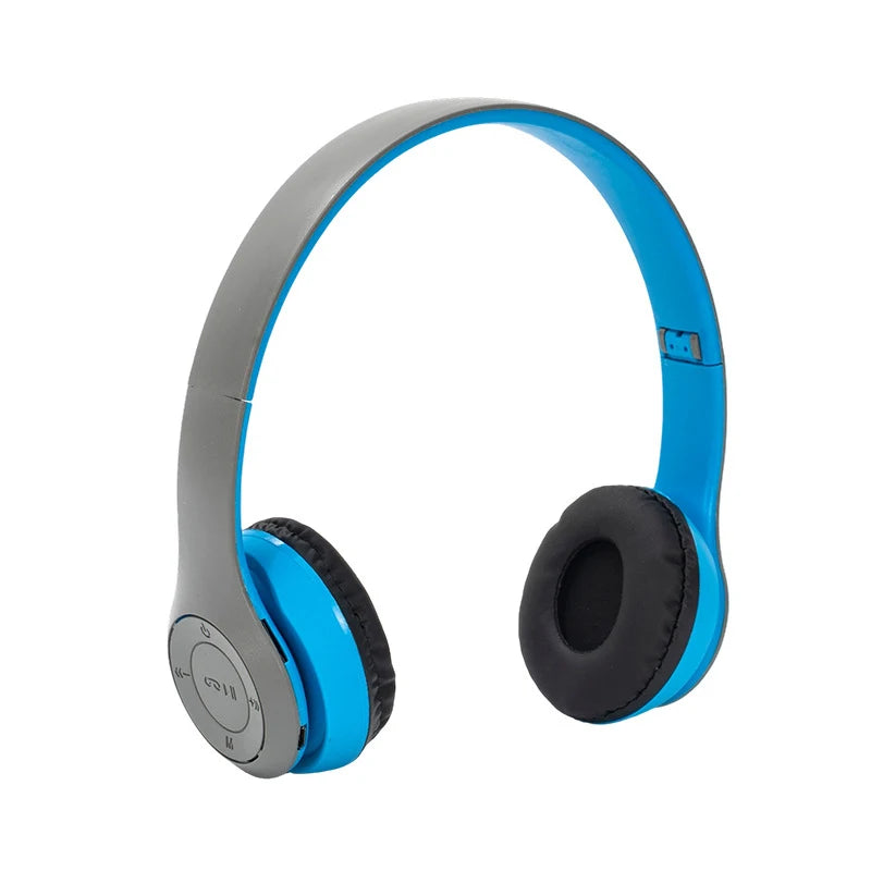 Wireless Bluetooth 5.0 Headphone Over Ear HiFi Stereo Headsets Noise Reduction Sports Gaming Earphone With Mic For Android Phone