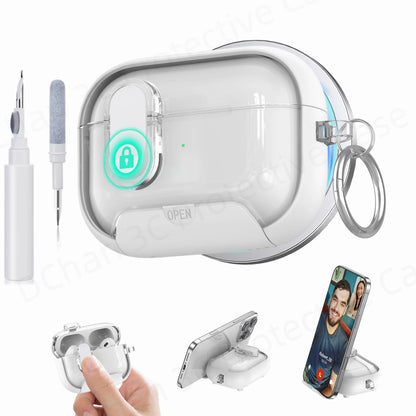 Cute Cover for AirPods 3 Pro 3/Airpod 4【 Compatible with MagSafe】Auto-Open Secure Lock Stand Cover for AirPods 5 2026 Earbuds