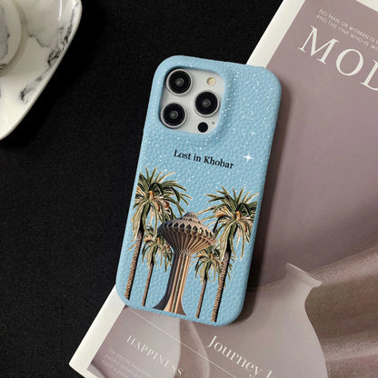 Personalised Inevitable Initial Kafr Letters Name Leather Case for iPhone 11 12 14 13 15 Pro Max Mini 16 Plus Luxury Hard Covers