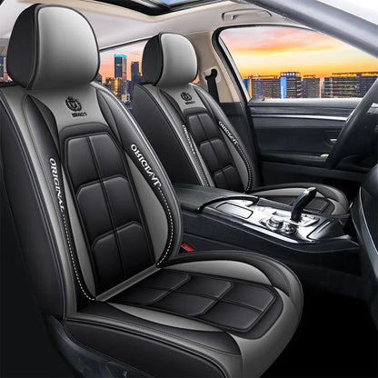 All inclusive seat cover, full leather car seat cushion, Driver's seat cover or passenger seat cover, all season universal pad