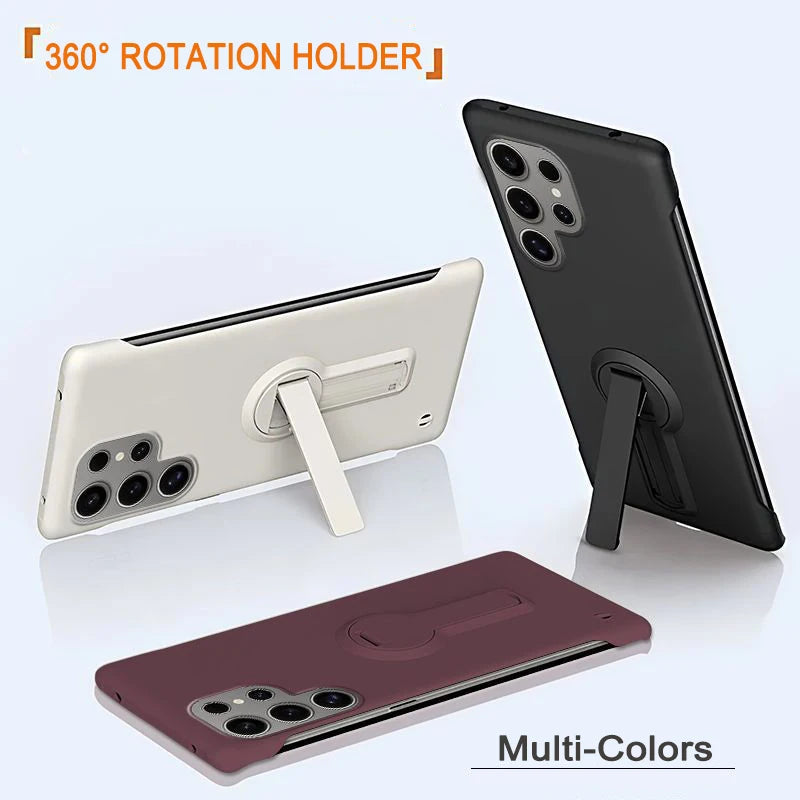 Phone Case For Samsung S26 S25 Edge S24 S23 S22 S21 FE Plus Note 20 Ultra Cover Thin Frameless Holder Protector