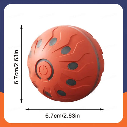 Smart Dog Toys Ball Electronic Interactive Cat Toy Pet Jump and Rolling Ball USB Automatic Moving Bouncing for Large Medium Dogs