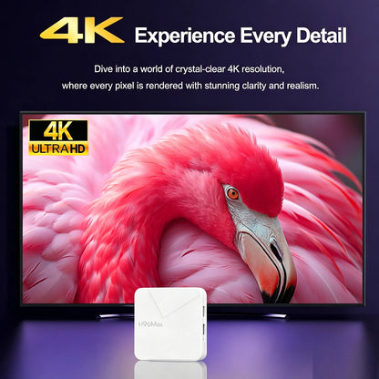H96 Max Android 14 TV Box Rockchip RK3518 Quad Core 2.4G 5G Wifi6 BT 3D HD 100M LAN 8GB 16GB Voice Remote