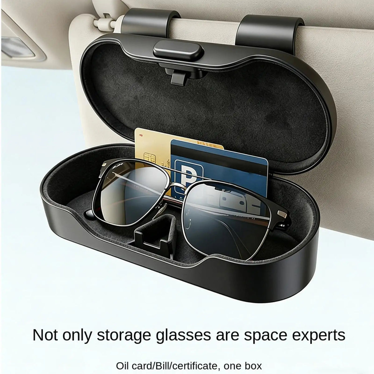 Visor Sunglasses Organizer Sunglasses Clip for Car Visor Vehicle Eyeglass Storage Case for Truck Sedan Automotive SUV Daily