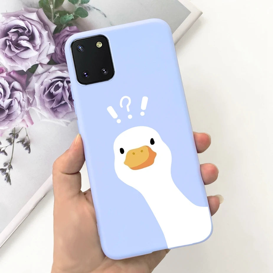 For Samsung Galaxy Note10 Lite Case SM-N770F 6.7'' Popular Candy Painted Cover Soft TPU Phone Case For Samsung Note 10 Lite Bags